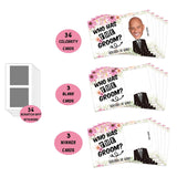 Bridal Shower Games - Who Has The Groom Scratch Off Cards - Floral Scratch Off Cards & Stickers - Bachelorette Party Game - Girls Night Out Activity - Bride Shower Supplies Decorations - 36 Pcs(D03)