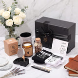 My Last F, Funny Office Christmas Gifts Set For Boss Coworker Friend, Mothers Day Gifts For Aunt, Mom, Sister, Cool Birthday Present For Him, With Jar Relaxation Candle Coffee Cup For Women Men