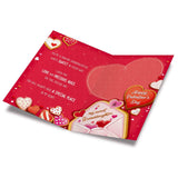 Granddaughter Valentine'S Day Card, Made In America, Eco-Friendly, Thick Card Stock With Premium Envelope 5In X 7.75In, Packaged In Protective Mailer (Heart Cookie)