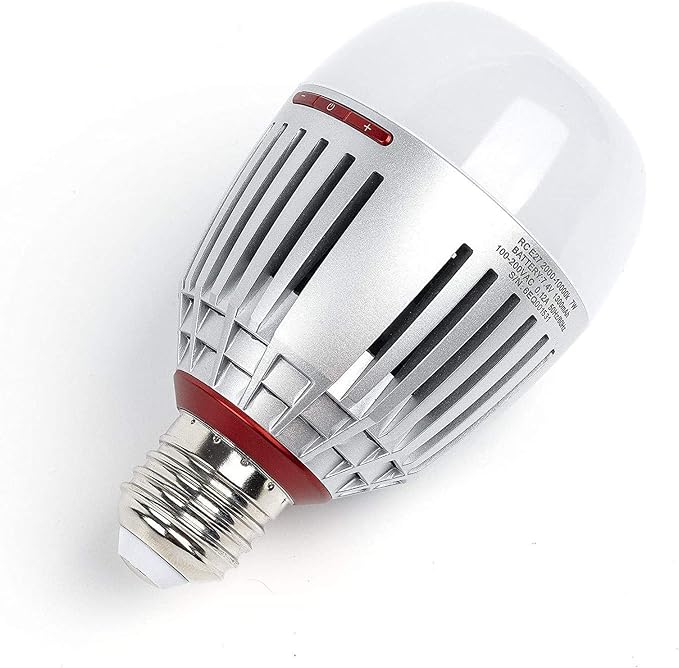 Aputure Accent B7C Smart LED Color Changing Light Bulb E26 Rechargeable Battery