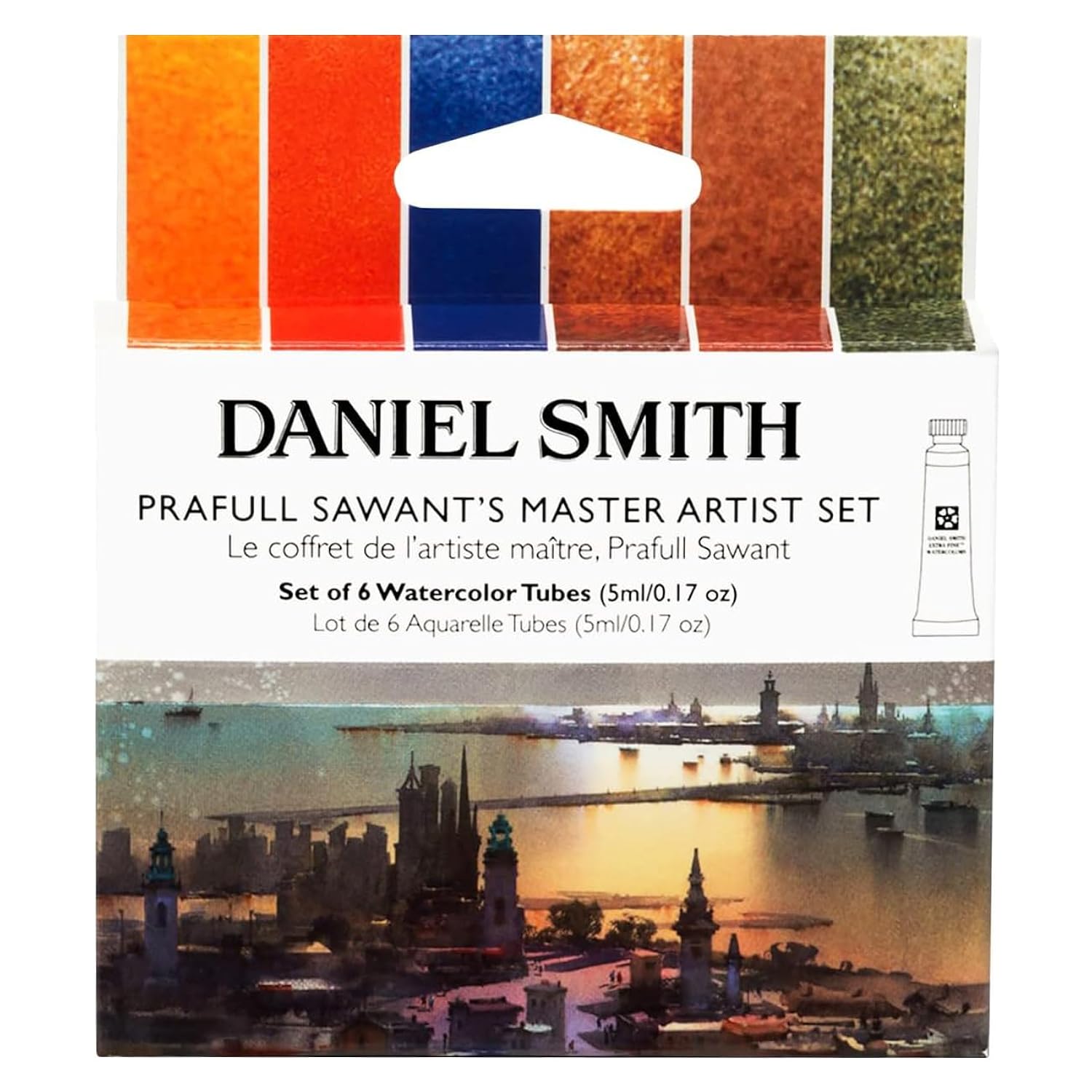 Daniel Smith 285610389 Prafull Sawants's Master Artist Set Watercolor Paint, 5ml, Multicolor 6, 0.16 Fl Oz (Pack of 6)