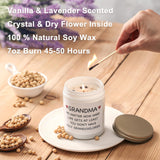 Grandma Christmas Candle Gift From Grandkids, Funny Gifts For Birthday,Mother Day,Grandparents Day,Thanksgiving, Or Christmas, Vanilla Lavender Scented Candle