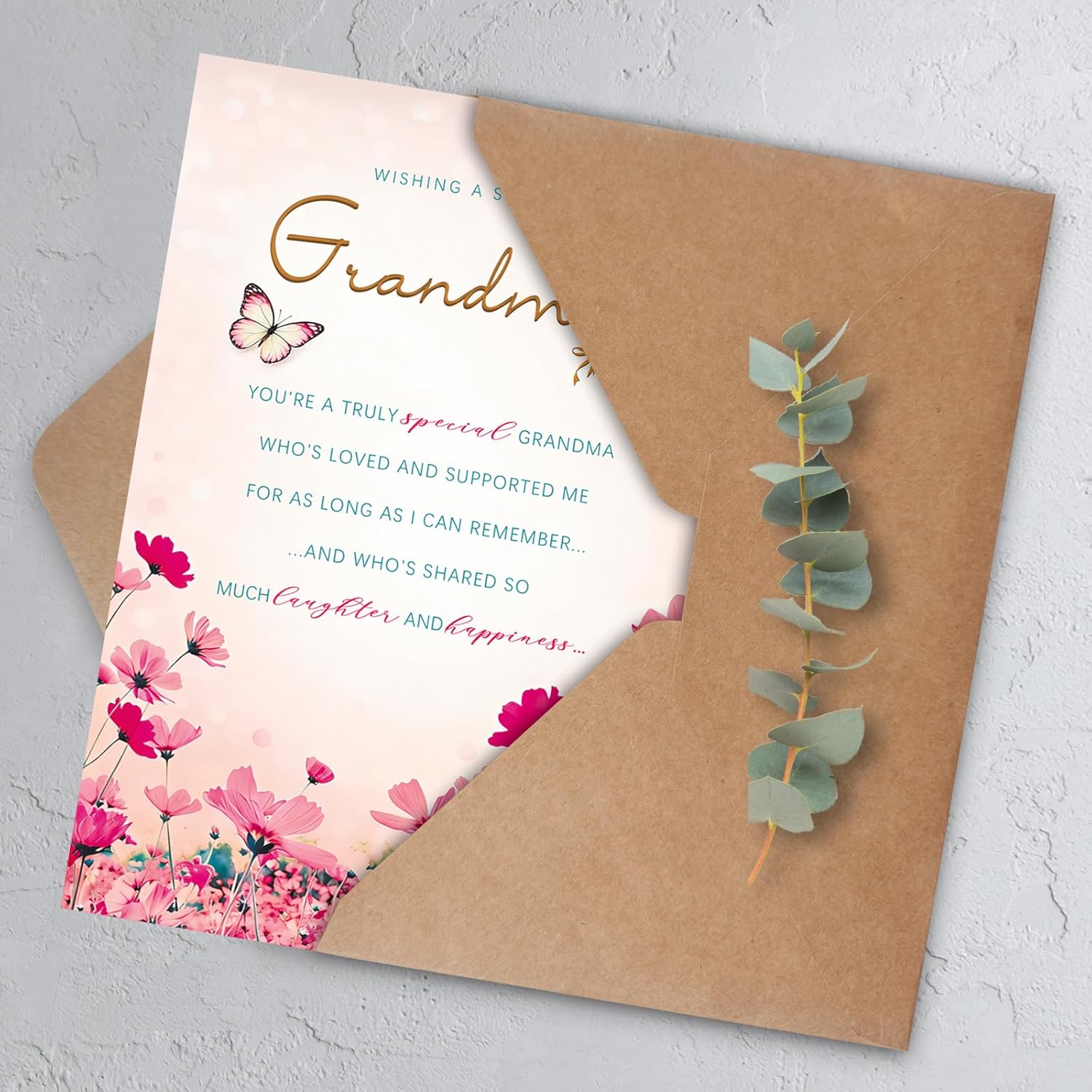 Grandma Birthday Card?Happy Birthday Card & Gift For Grandma