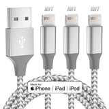 3 Pack Apple MFi Certified 10FT Lightning Charger Cable Fast Charging USB Cord for iPhone 14 13 12 11 XS XR X 8