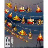 20 Led Camping String Lights - Battery And Usb Operated, Mini Kerosene Waterproof Outdoor String Lights Perfect For Camp