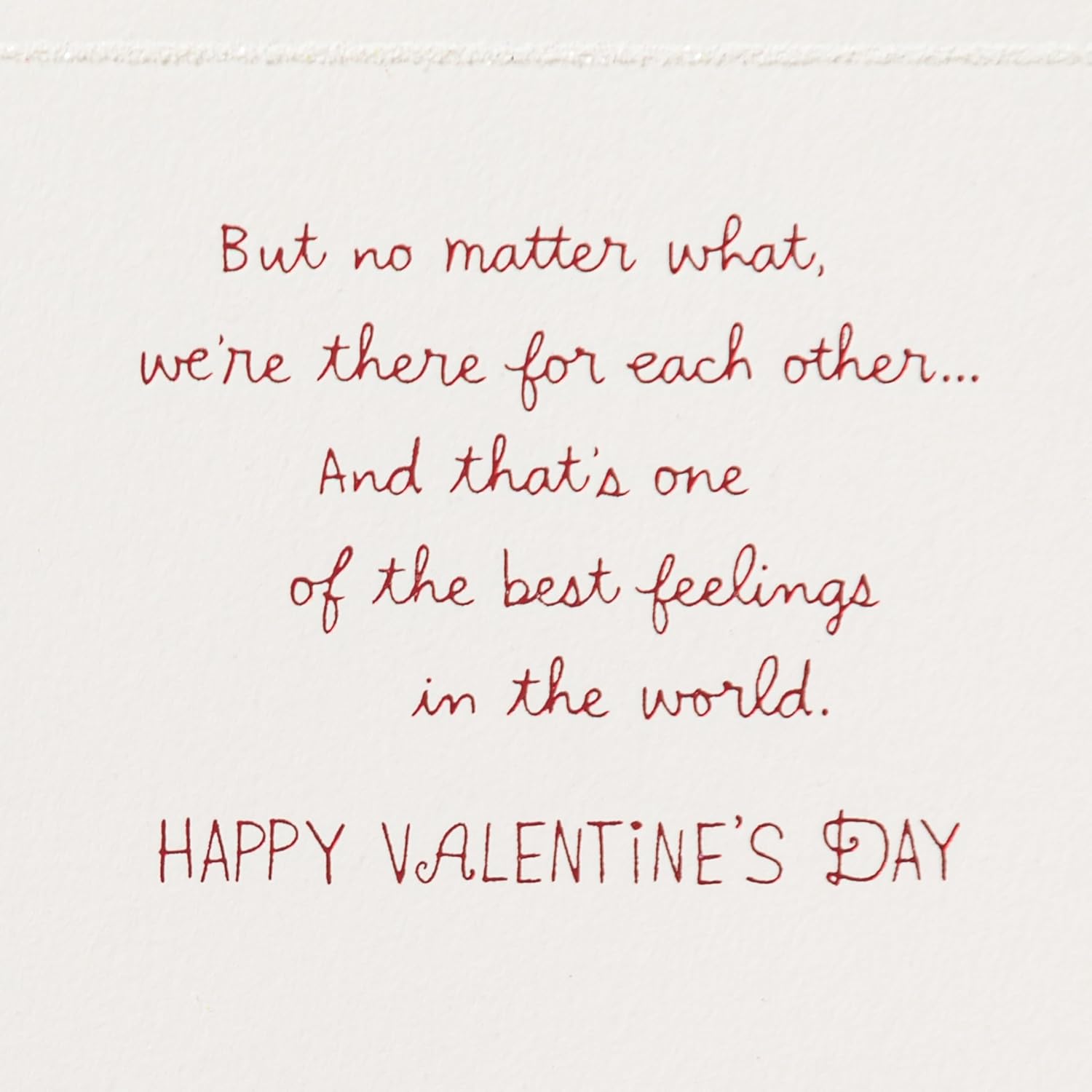 Hallmark Valentines Day Card (Our Family Isn't Fancy) for Mom, Dad, Brother, Sister, Aunt, Uncle
