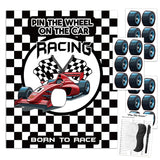 Racing Car Party Games, Pin The Wheel On The Cars Game For Monster Truck Wheels Car Speed Birthday Party Decorations Supplies