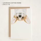 Corgi Dog Greeting Cards – 5 Pack Of Folded 5X7 Blank Greeting Cards On Paper With Matching Envelopes | All Occasion Stationery Set For Valentine'S, Birthdays, Thank You, Congratulations Notes