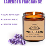 Pacific Ocean - California Scented Candle - Organic Soy Wax - Gift For Her - Gift For Him - New Home Gifts - Birthday Gift For Friend - National Park Gifts - State Candles