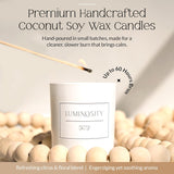 Smoked Vanilla Candle – Warm Vanilla With Wood & Spice – Clean Burning Coconut Soy Wax – Non-Toxic, Long-Lasting 60-Hour 12Oz Glass Candle – Relaxation, Home Décor & Gifts
