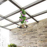 2Pcs Artificial Vines,15Feet Morning Glory Hanging Plants Silk Garland Fake Green Plant Home Garden Wall Fence Stairway Outdoor Wedding Hanging Baskets Decor Purple