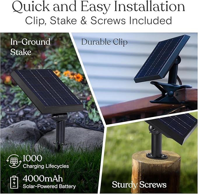 48FT Ambience Pro Solar Outdoor String Lights Commercial Grade Edison Patio Lights