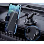 Phone Mount for Car Phone Holder [Military-Grade Suction & Stable Clip]