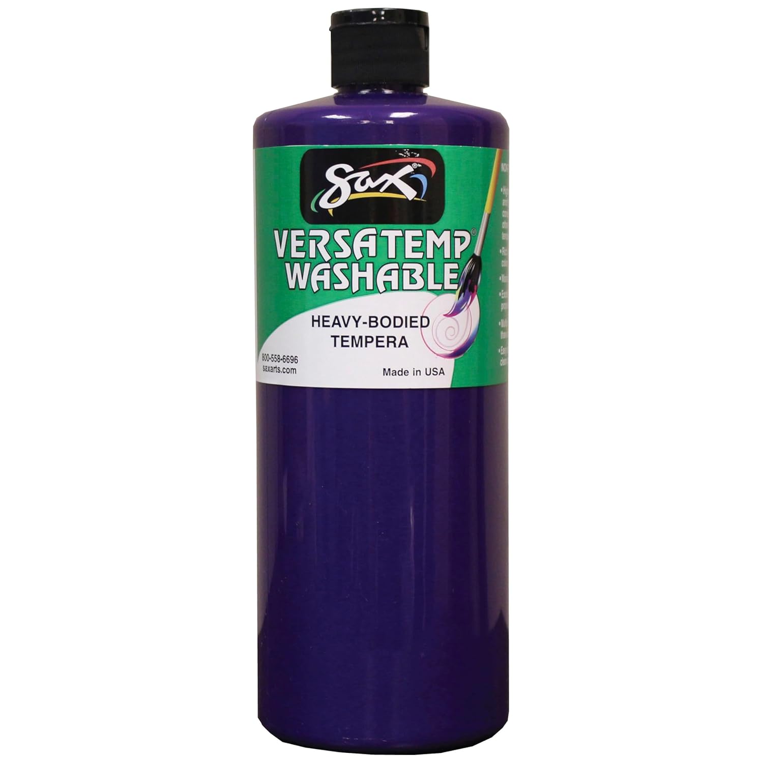 Washable Versatemp Heavy Bodied Tempera Paint, Violet, 1 Quart