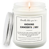 Cancer Gifts For Woman – Funny Get Well Gift For Women Men, Lavender Aromatherapy, Breast Cancer Care, Soy Wax, Surgery Recovery Presents, Chemo Must Haves, Motivational Comfort (7Oz)