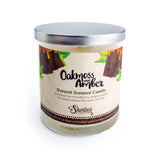 Oakmoss & Amber Scented Natural Soy Candle, Essential Fragrance Oils, 100% Soy, Phthalate & Paraben Free, Clean Burning, 9 Oz.