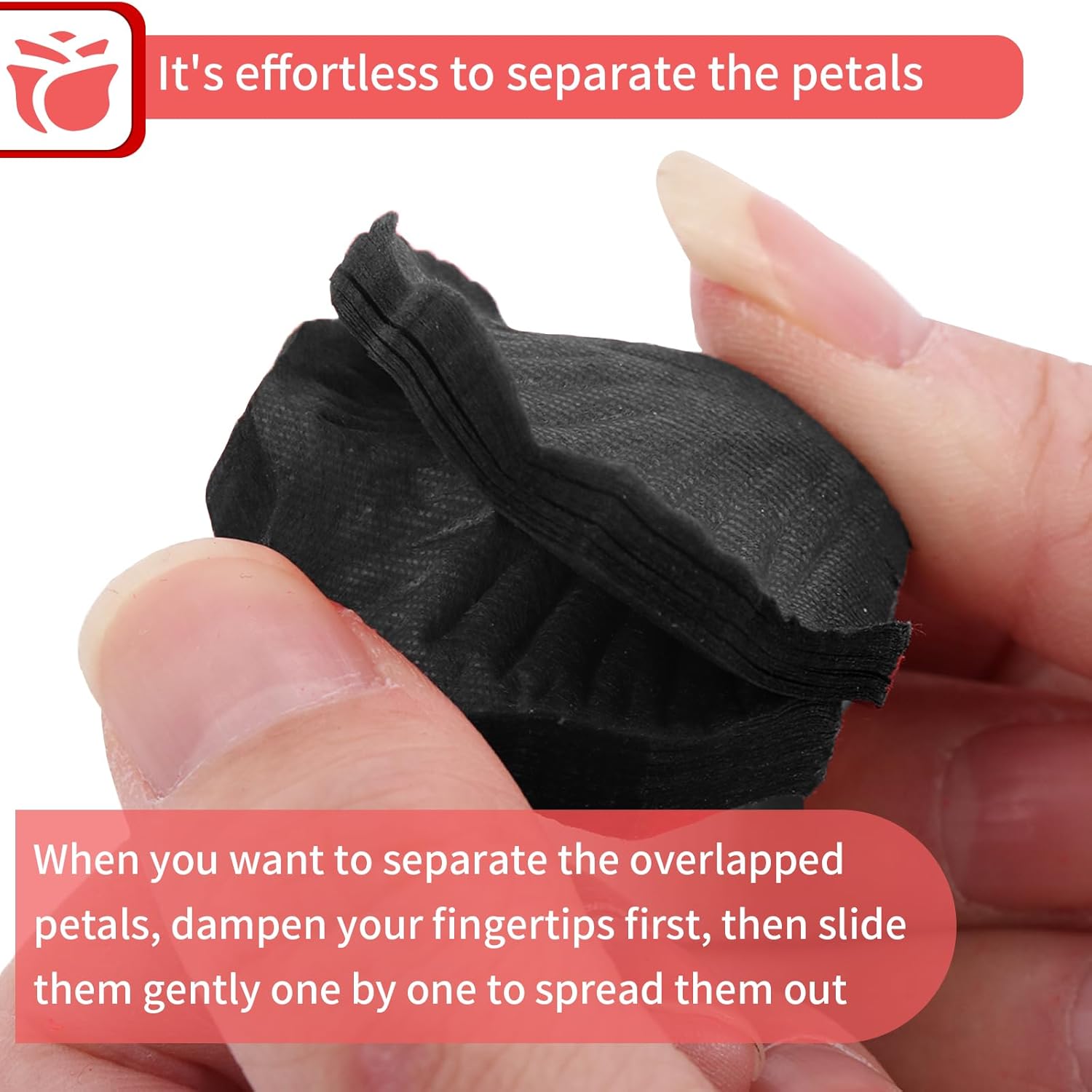 1000 Pcs Artificial Fake Rose Petals,Flower Petals For Romantic Night, Engagement, Party, Wedding, Event Flower Decorations, In Bulk(Black)