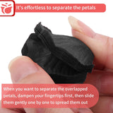 1000 Pcs Artificial Fake Rose Petals,Flower Petals For Romantic Night, Engagement, Party, Wedding, Event Flower Decorations, In Bulk(Black)