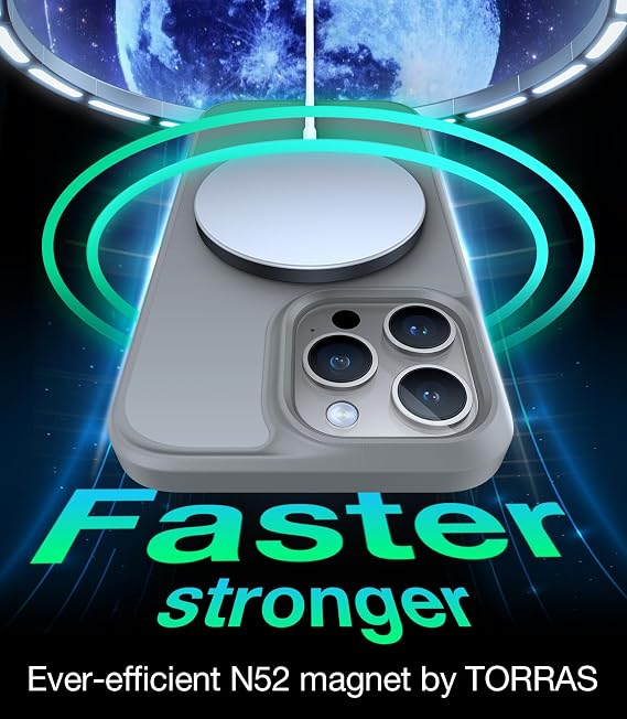 Magnetic Shockproof iPhone 15 Pro Case Military Grade Drop Tested Protective Cover