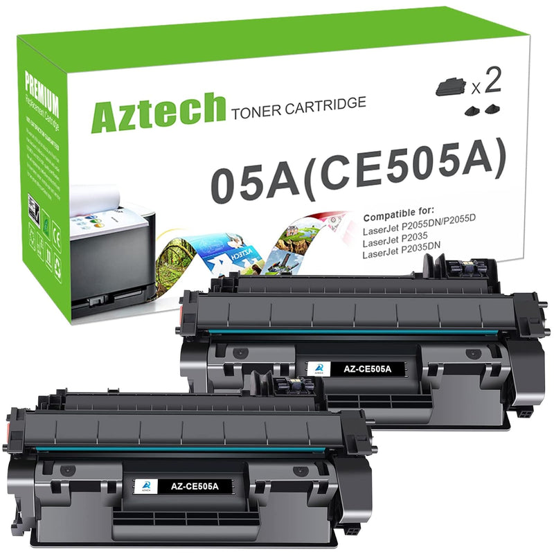 05A Toner 2-Pack (Black) for P2035, P2055, P2050 Series Printers