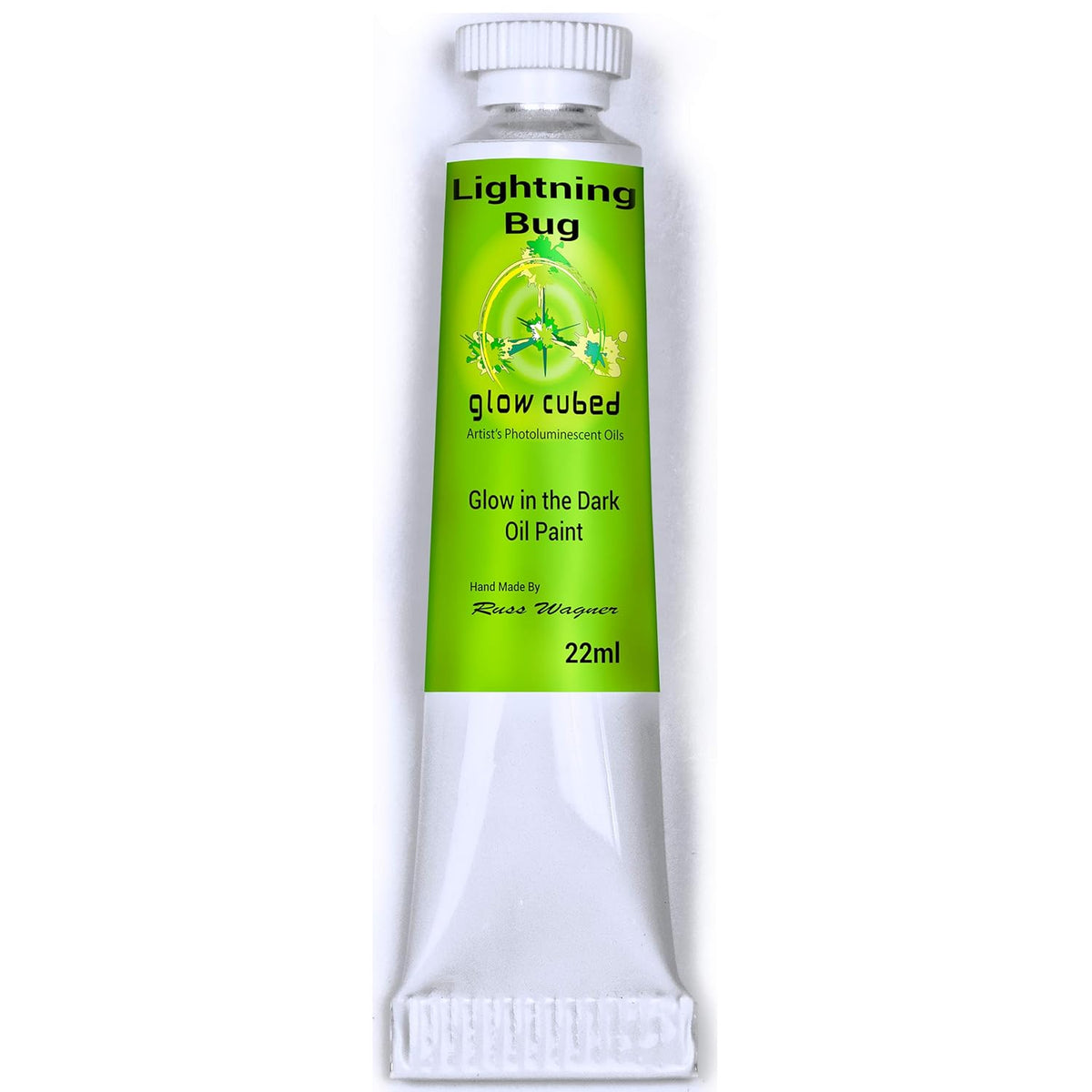 Lightning Bug Glow In The Dark Artist Professional Oil Paint Luminescent Phosphorescent Self-Luminous Paint (22Ml)