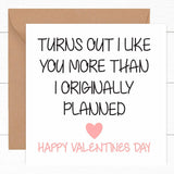 I Fucking Love You (Love Fucking You) - Rude Valentine'S Day Card,Funny Card - Great Gift For Partner, Valentine'S Day Card For Boyfriend Or Girlfriend (Planned)
