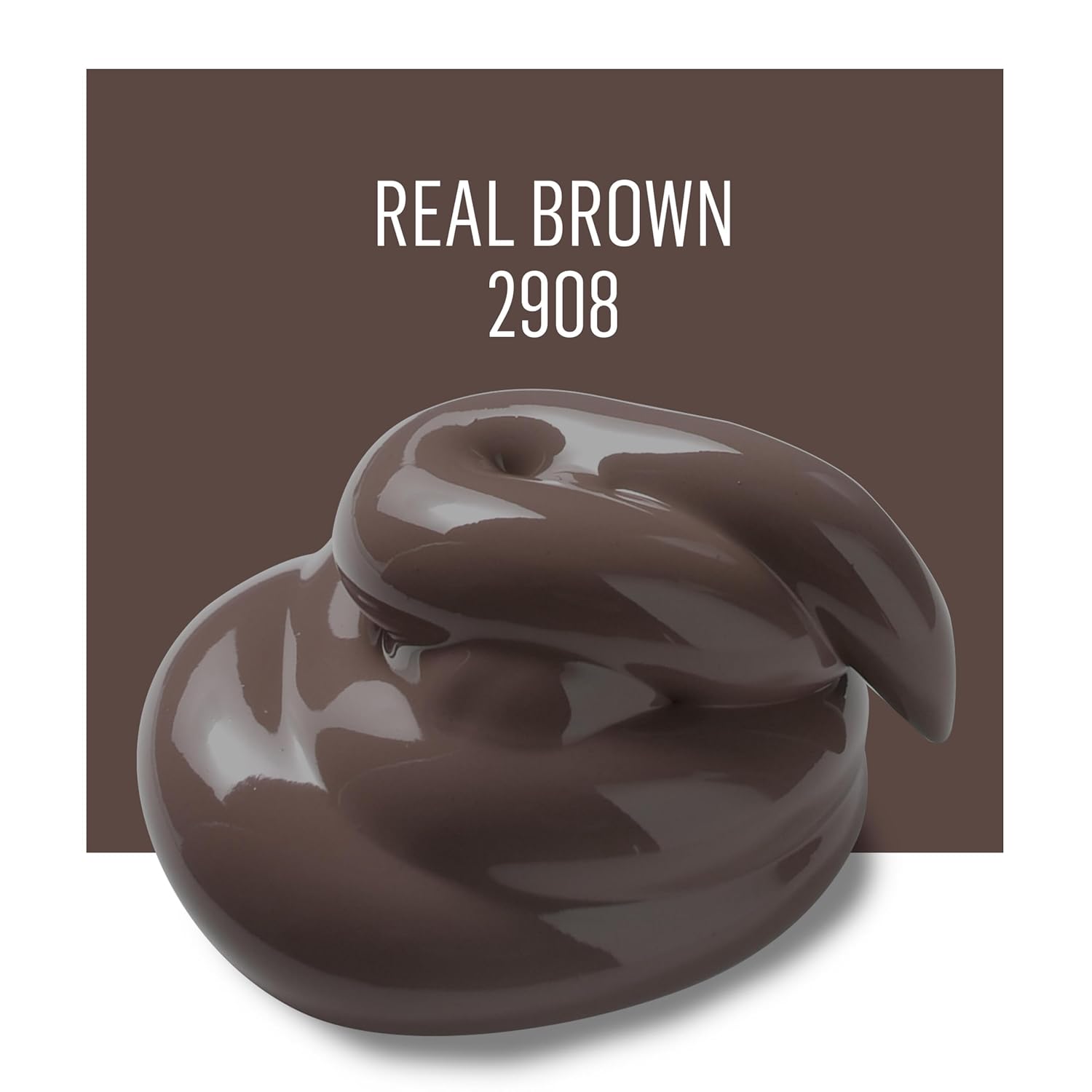 FolkArt Multi-Surface Paint in Assorted Colors (2 oz), 2908, Real Brown