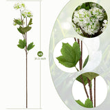 6Pcs 31.5Inch Hydrangea Artificial Flowers, 18 Head Faux Hydrangea Flower, Silk Hydrangea Bouquets, Fake Stems For Home Decor Party Bouquet Wedding Centerpieces Decoration, White