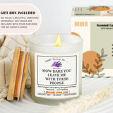 Work Besties Scented Candles - Farewell Gifts For Coworkers, Teachers, Friends, Boss, Retirement