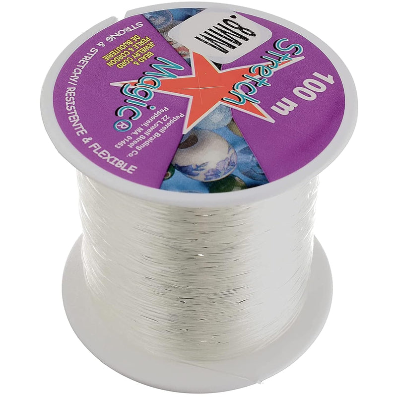 Stretch Magic 0.8Mm Clear Elastic Bead & Jewelry Cord - 100 Meters