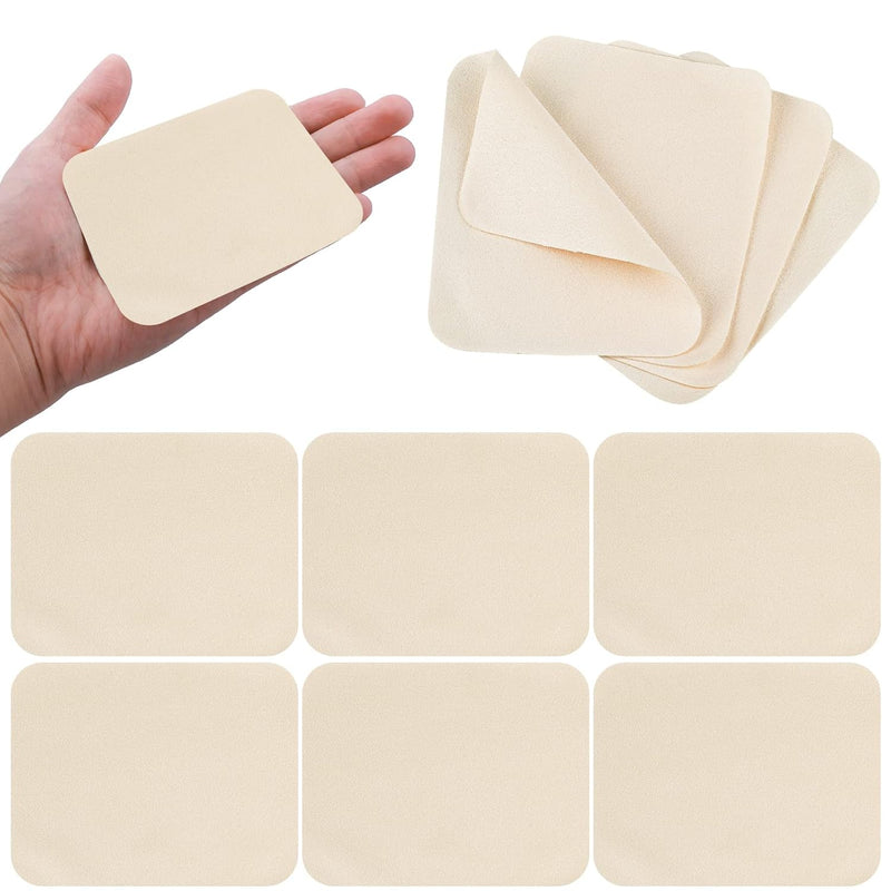 20 Pieces Chamois Pottery Tools Pre-Cut Chamois Cloth Clay Pottery Tools Trimm