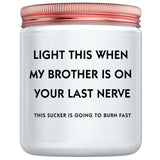 Sister In Law Gifts, Candle For Sister-In-Law Funny Christmas Gift - Birthday Mothers Day Future Sister In Law Wedding Presents Ideas Adult Lavender Candle