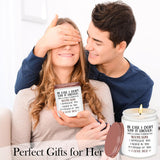 Valentines Day Gifts For Her, Anniversary Wedding Birthday Romantic Valentines Gifts For Girlfriend, Wife, Women, Unique Valentine Girlfriend Gift, Soy Wax Lavender Scented Candle