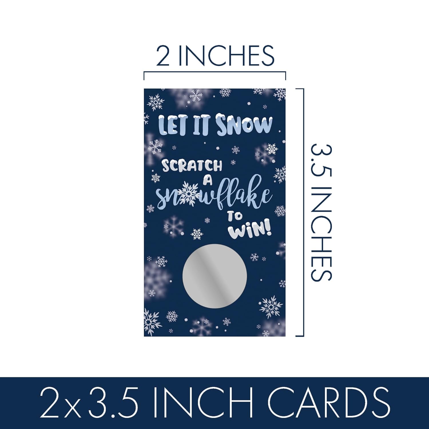 Winter Holiday Party Games – 30 Player Scratch Off Cards – Winter Wonderland Baby Shower Party Activity And Icebreaker