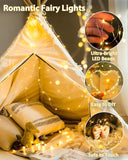 4 Pack Battery Operated Fairy Lights 20FT 60 LED Warm White String Lights with Timer Waterproof for Wedding DIY Decor