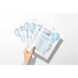 Boy Baby Shower Games (Set Of 6 Fun Activities For 25 Guests), Blue Boy Themed Baby Shower Games