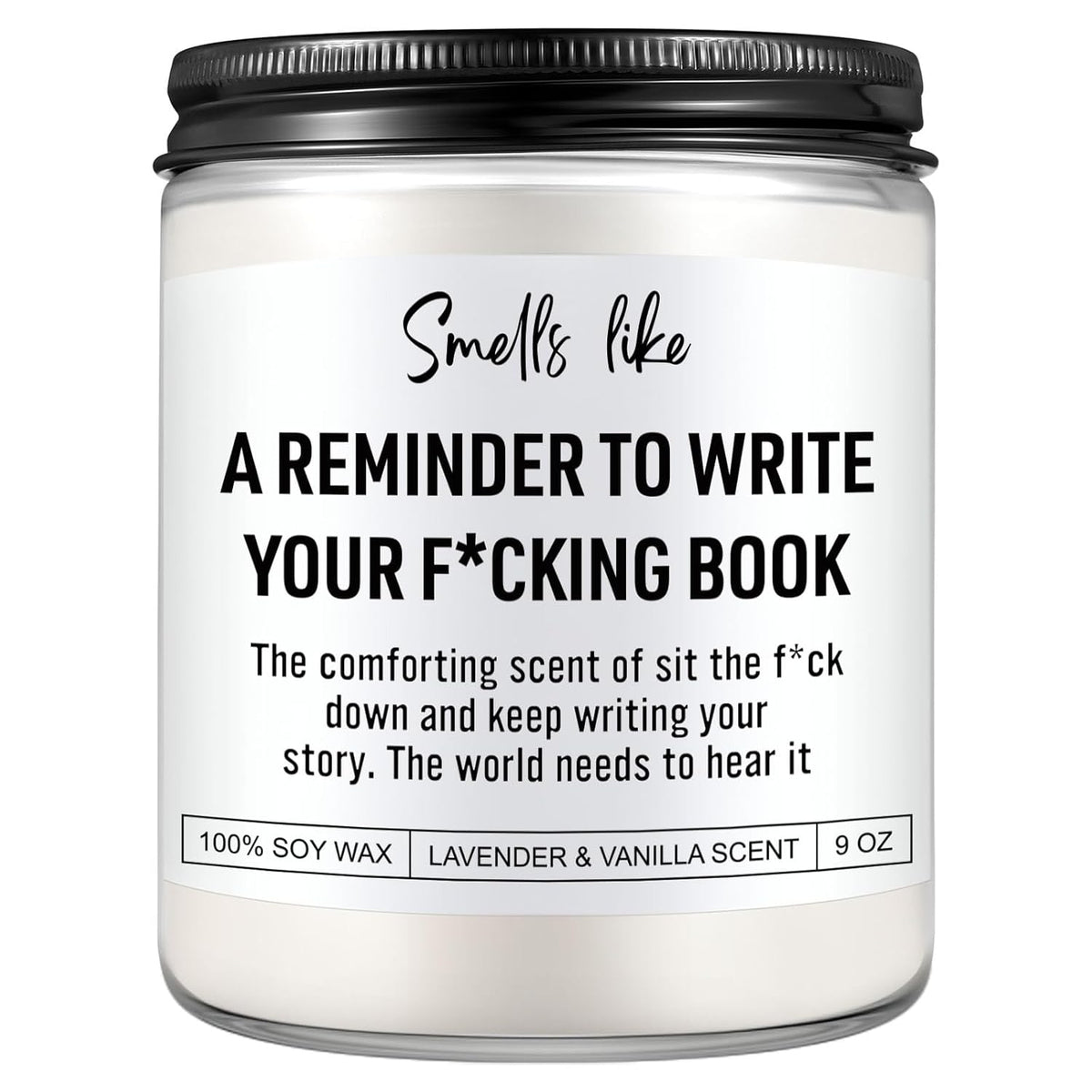 Book Candle, Creative, Cool Gifts For Writers, Authors, Author, Writer Gifts For Women, Men, Writing, Literary Presents For Aspiring Writers, Literature Lovers, Novelists, Journalists, Poets