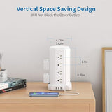 Power Strip Tower 16 Outlets 4 USB Ports 5FT Cord 1080J Surge Protector