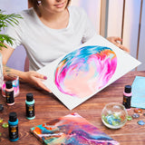Acrylic Pouring Paint, 2Oz (60 Ml), Phthalo Green High Flow, No Mixing Needed, For Pouring On Canvas, Glass, Paper, Wood, Tile, Stones