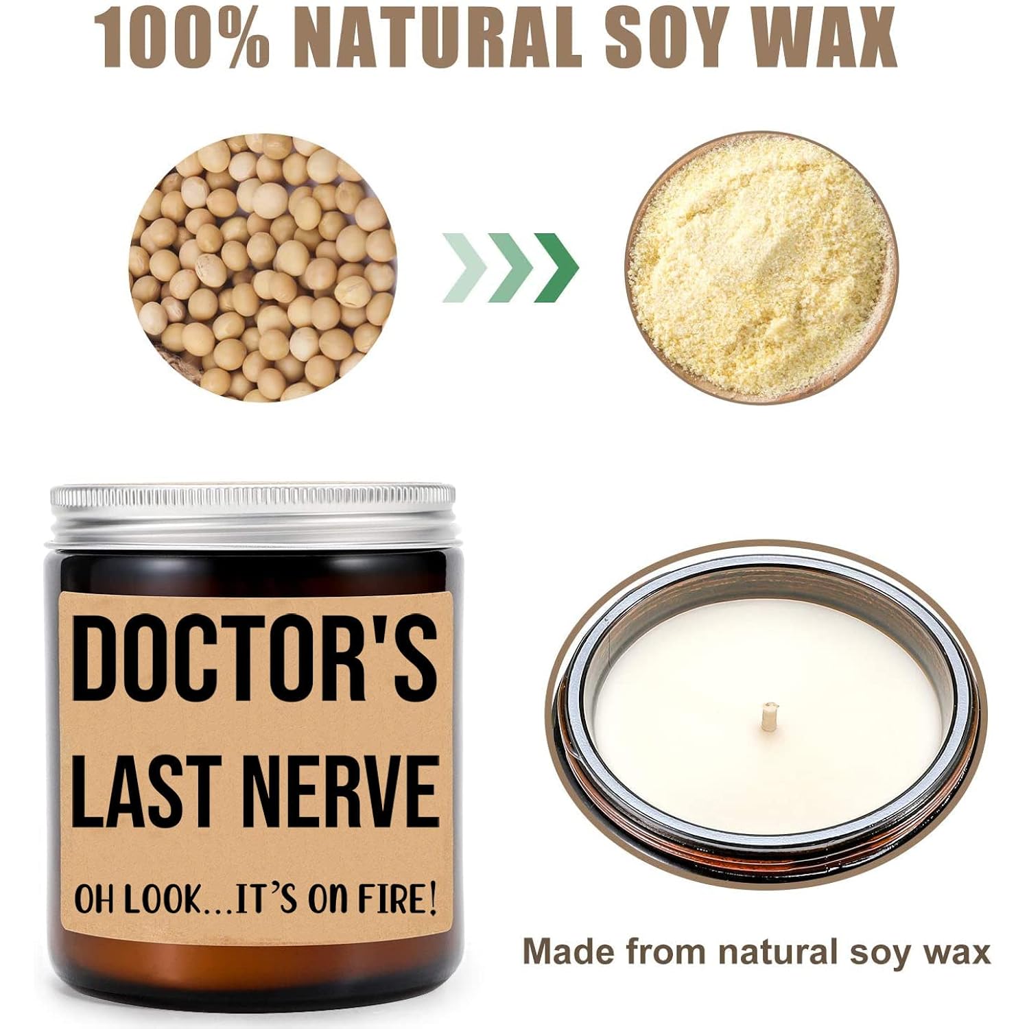 Doctor'S Last Nerve Candle - Personalized Gift For Doctor - Funny Gift For Doctor - Doctor Gifts - Birthday Gift For Doctor
