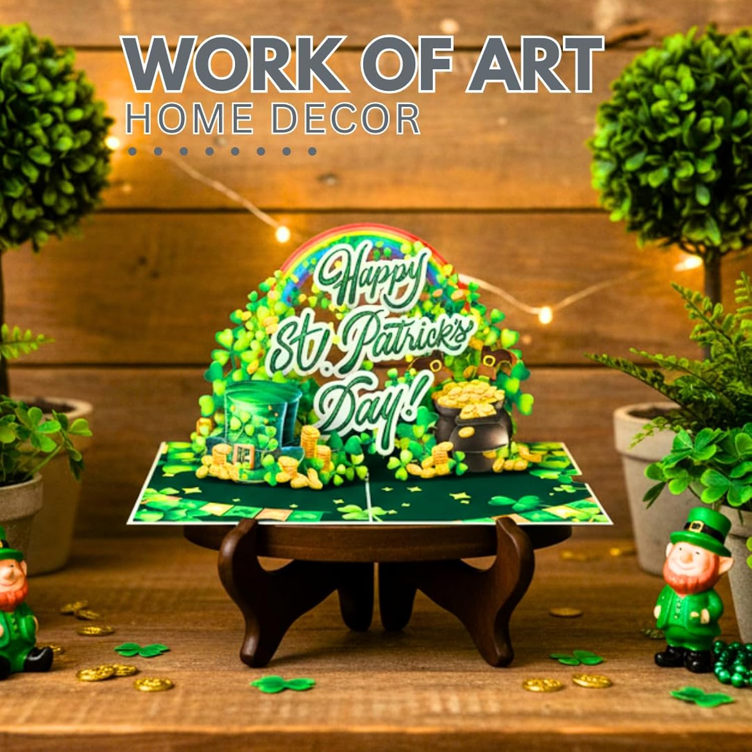 - St Patricks Day Card, Happy St Patricks Day Pop Up Card For Kids, Family, Friend, 6X8 Inch St Patrick'S Day Cards, Saint Patricks Day Card Included Envelope