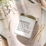 Teen Girls Candle Gifts For Daughter From Mom, 14-16 Teen Girl Birthday Gifts For Daughter, Teenage Girl Valentines Presents Funny Blessing Gift, 7Oz Vanilla Lavender Scented Candle