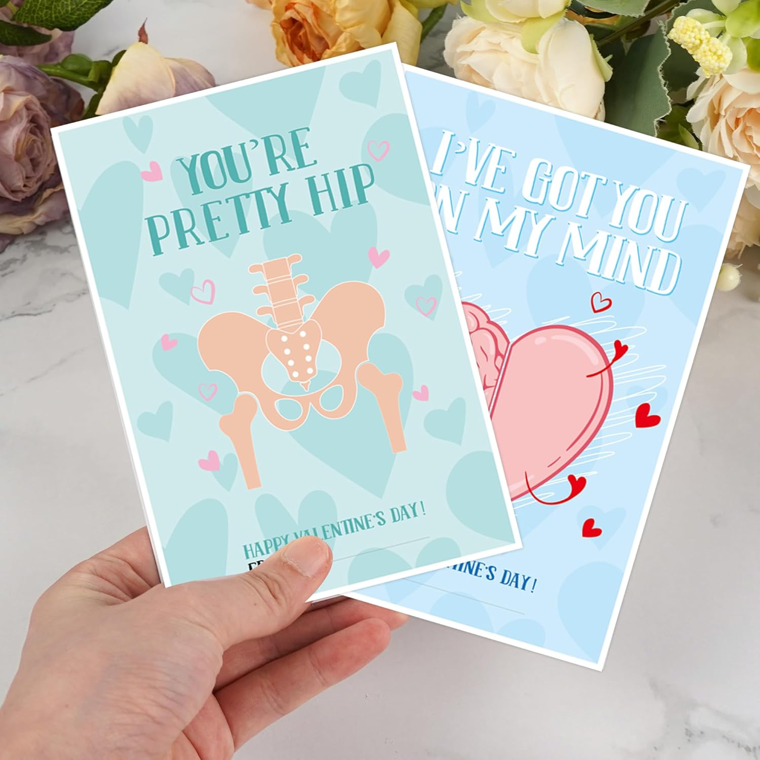 Funny Medical Valentines Day Cards: 24 Pcs Valentine Card For Nurses Coworkers, Healthcare Pun Valentine'S Day Cards With Envelopes & Stickers, Cute Nurse Doctor V-Day Gifts For Office Hospital