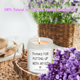 Teacher Appreciation Gifts Thank You Gifts For Daycare Teacher Women Men Nanny Retirement Gifts Thanksgiving Gifts Graduation Gifts - Thanks For Putting Up With My Kid Candle - 7 Oz
