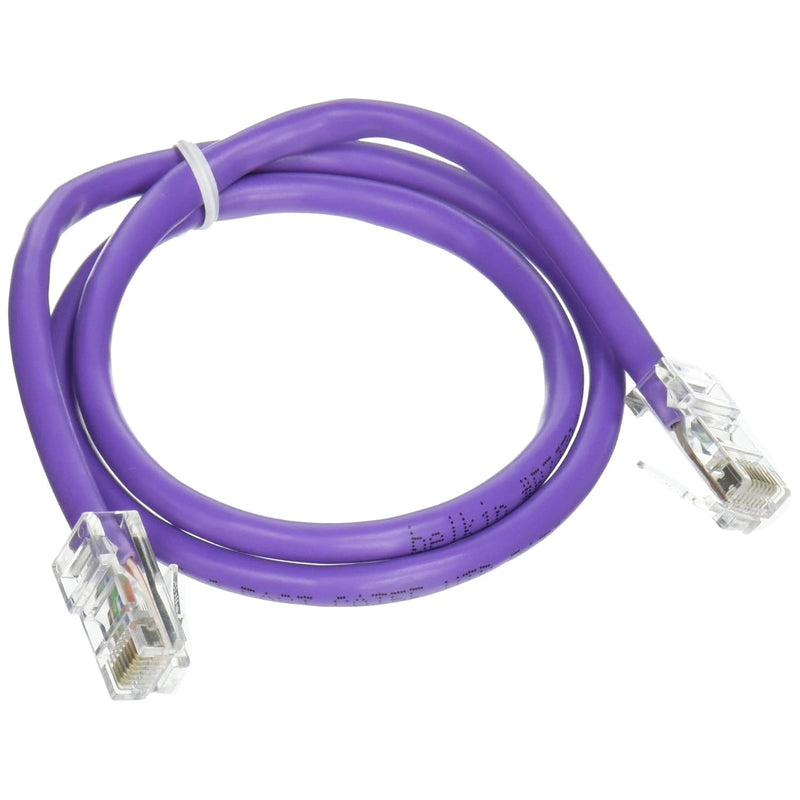 Belkin RJ45 CAT5E Patch Cable - 2ft - Purple (A3L791-02-PUR)