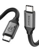 USB4 Thunderbolt 4 Cable 4FT 40Gbps 240W USB C to USB C Fast Charging Cable