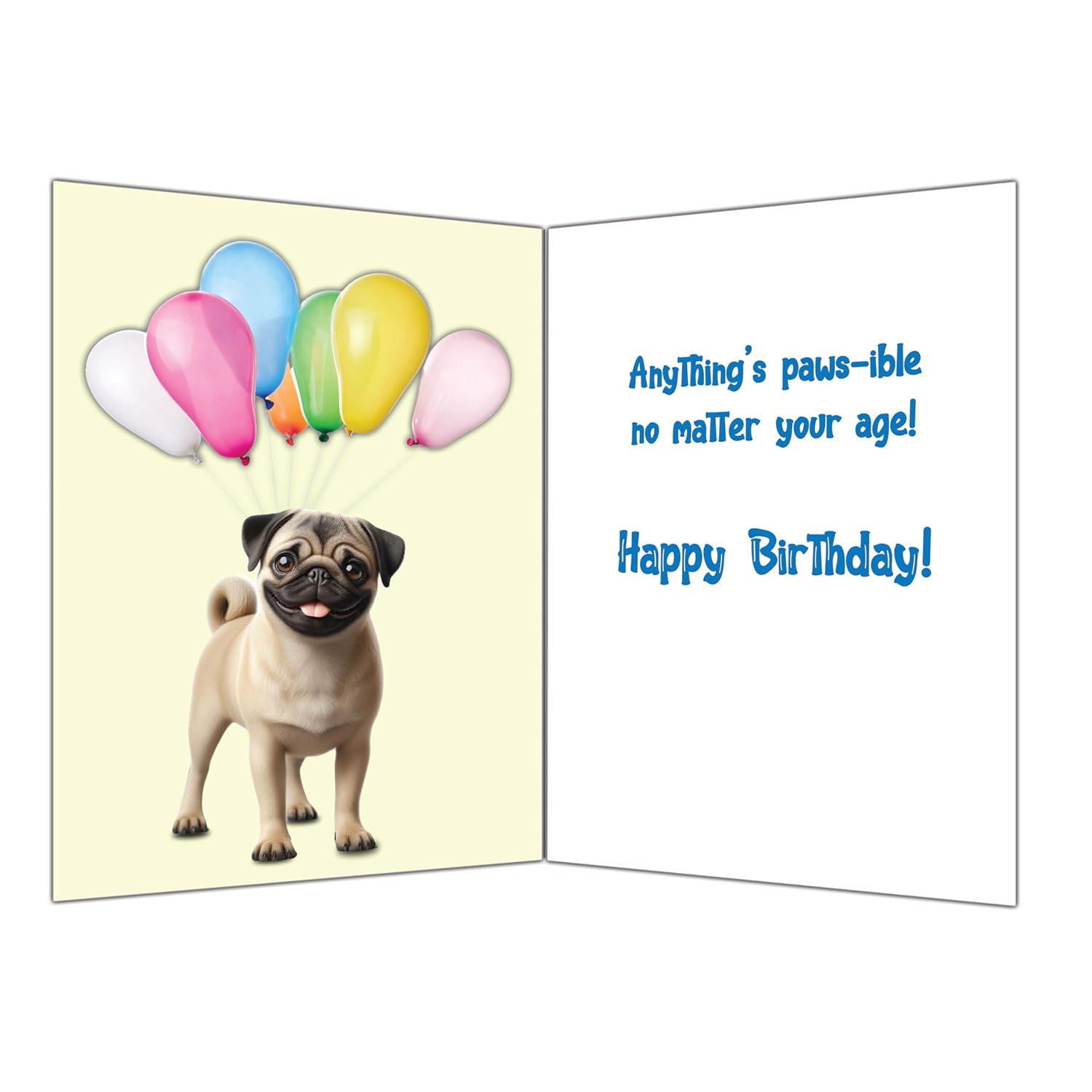 Granddaughter, As You Turn Another Year Older, Remember Anything'S Paws-Ible No Matter Your Age! Happy Birthday Card With Greeting Card Mailing Envelope