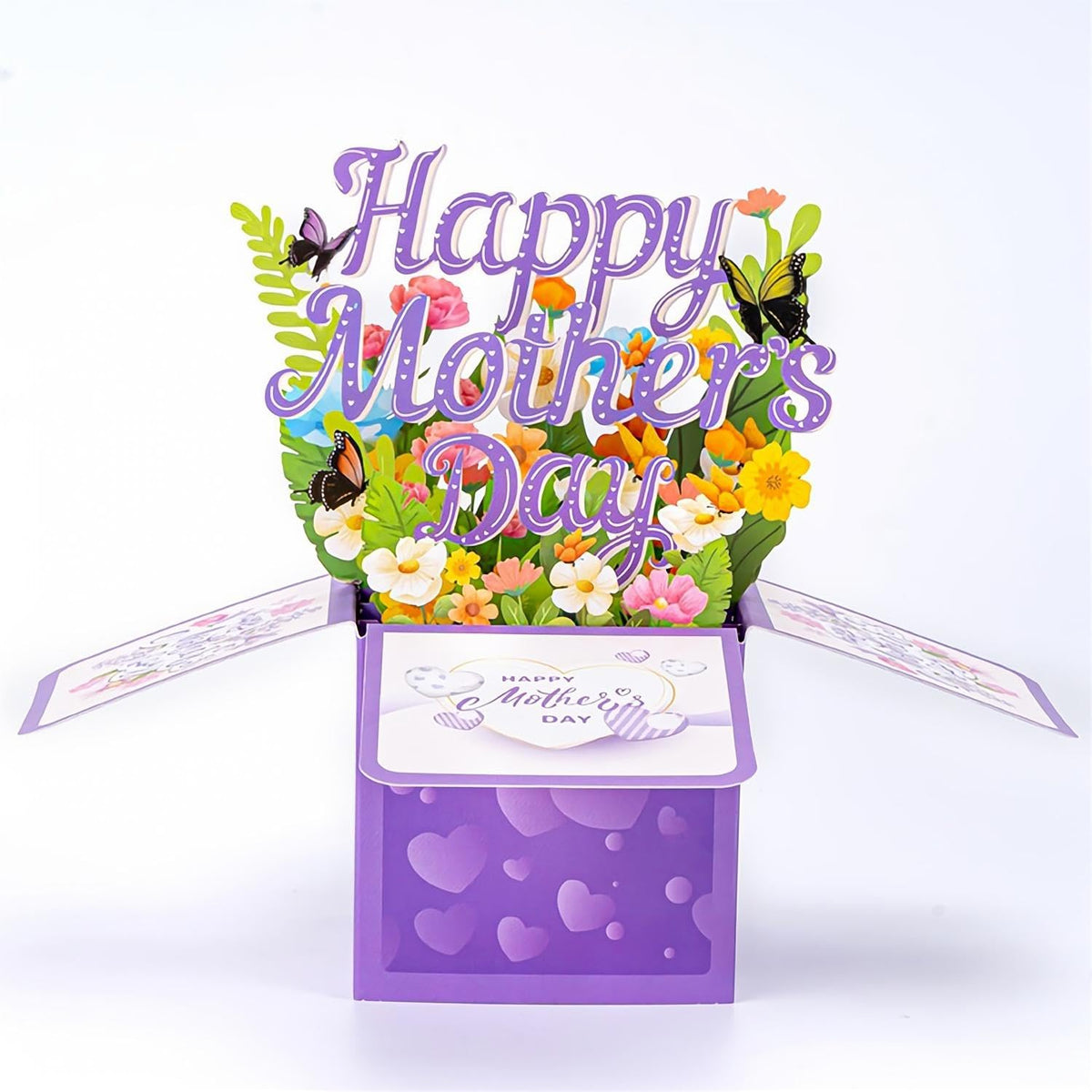 3D Pop-Up Mother'S Day Card -Happy Mother'S Day Flower Pop-Up Card With Envelope And Note Label Included For Mom, Grandmother, Any Mother Figure In Your Life