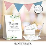 Eucalyptus For Shower,Prayers For Baby,Prayer Cards For Baby Shower,Baby Bible,Baby Shower Games,Pregnancy Prayer Cards,Baby Shower Guest Book,Christian Bible,50 Prayer Cards & 1 Sign -2