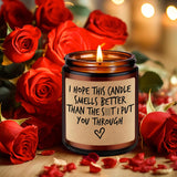 Candle, I'M Sorry I Love You Gifts For Her Him Mom, Gifts For Wife, Grandma Girlfriend Wife Birthday Presents Ideas, Valentines Funny Presents For Women Men Dad Husband Boyfriend Parents